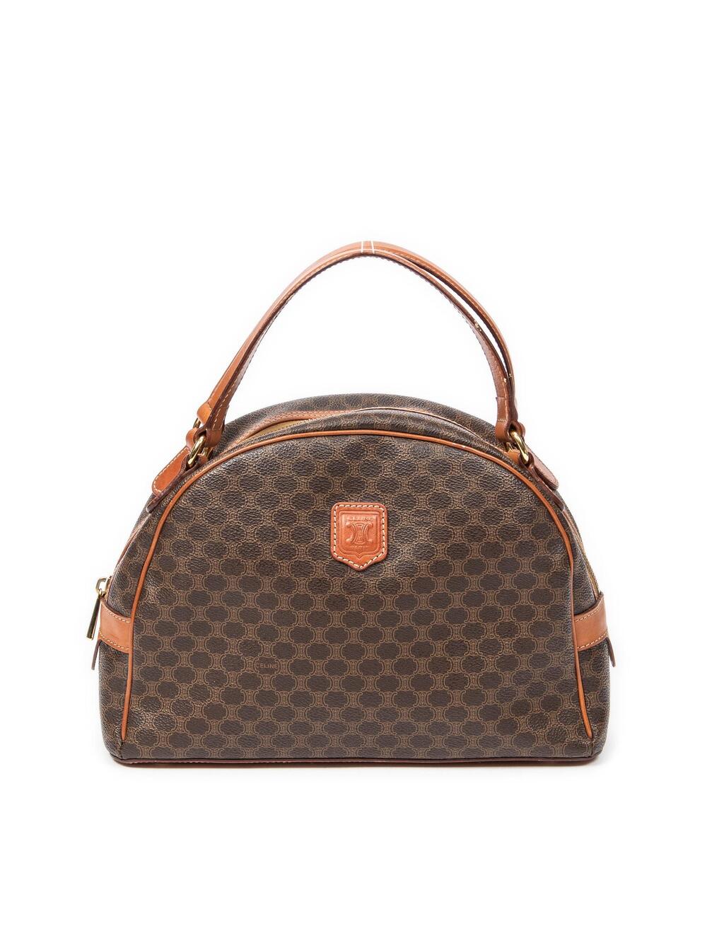 Celine Vintage Duffle Bag Macadam #287159C56B